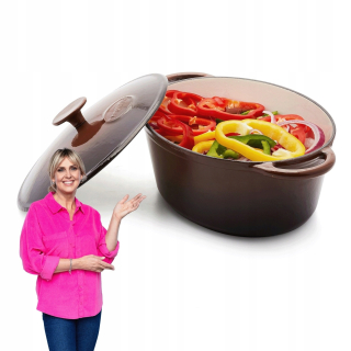 Brytfanna emaliowana Konighhoffer Žehlička 4 l
